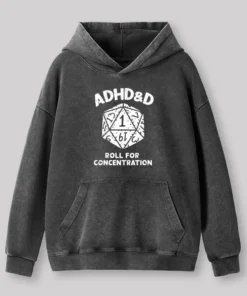 ADHScifi Geek Washed Hoodie