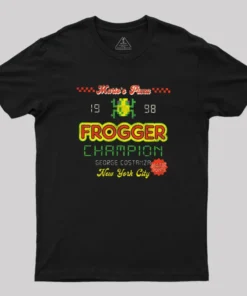 Frogger Champion Christmas Geek T-Shirt