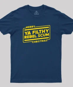 Merry Christmas Rebel Scum Geek T-Shirt