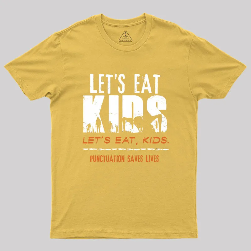 Punctuation Saves Lives Geek T-Shirt - Image 7