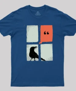 Alternative view of The Raven Geek T-Shirt