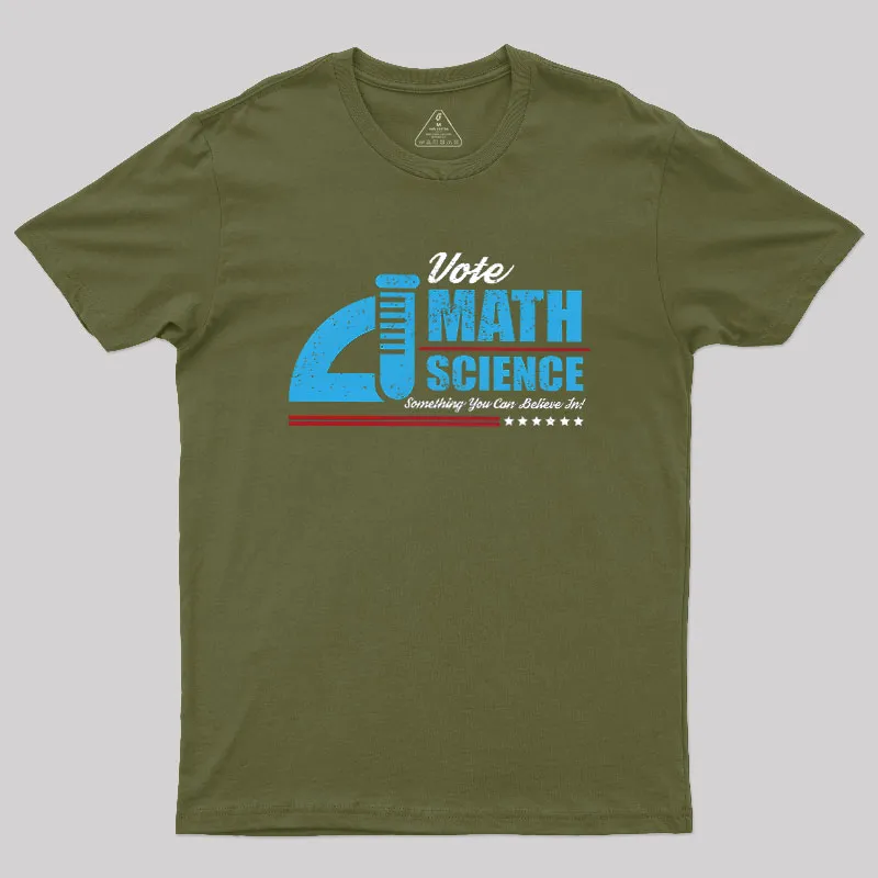 Vote Math & Science Geek T-Shirt - Image 3