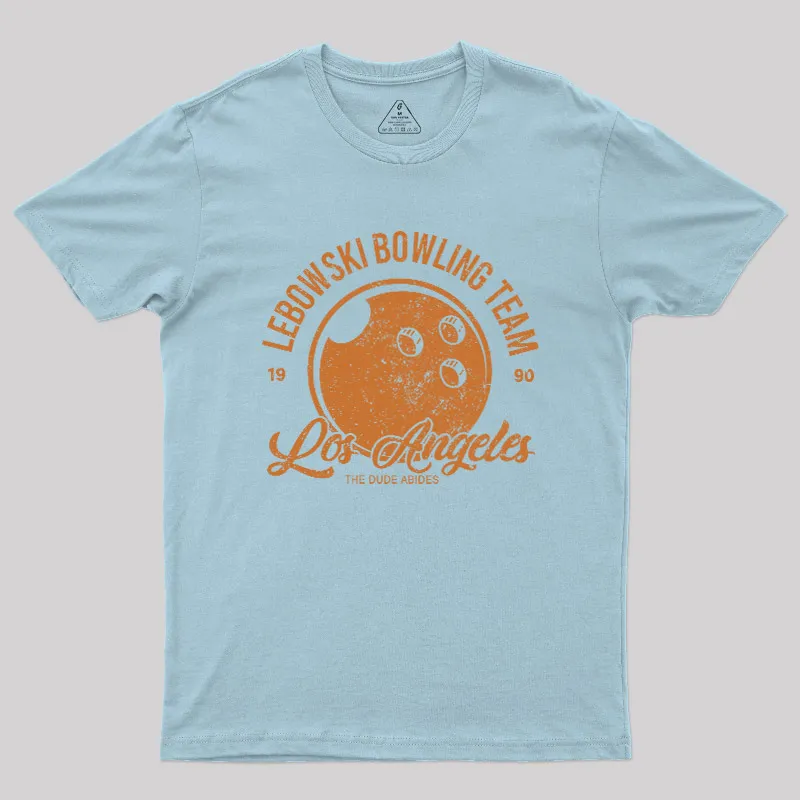Lebowski Bowling Team Geek T-Shirt - Image 7