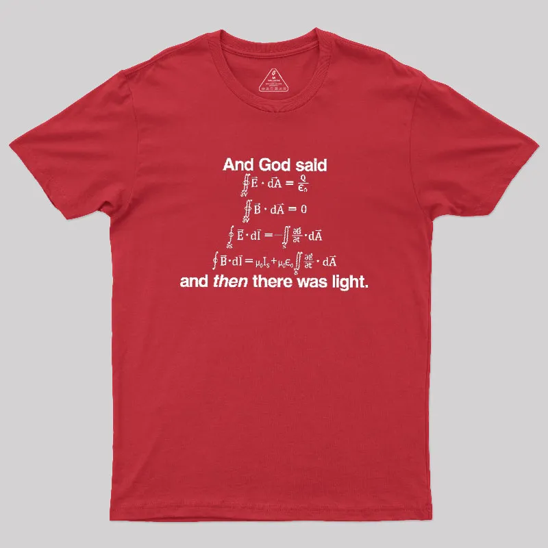 And God Said Geek T-Shirt - Image 5