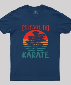 Alternative view of miyagi-do karate Geek T-Shirt