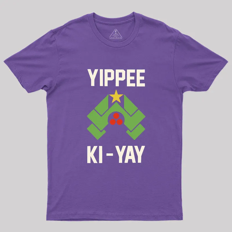 Yippee Ki Yay Christmas Geek T-Shirt - Image 6