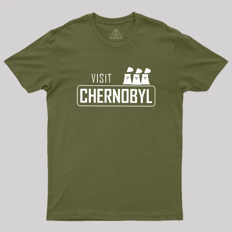 Visit Chernobyl Geek T-Shirt - Image 3
