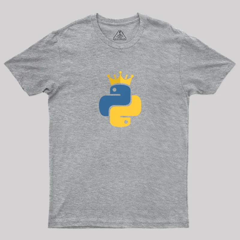 Python King Geek T-Shirt - Image 4
