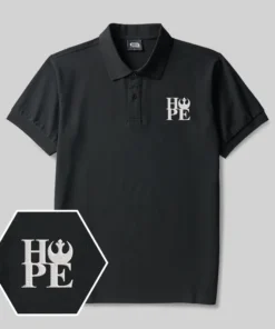 Hope Geek Embroidered Polo Shirts