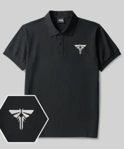 Alternative view of Firefly Geek Embroidered Polo Shirts