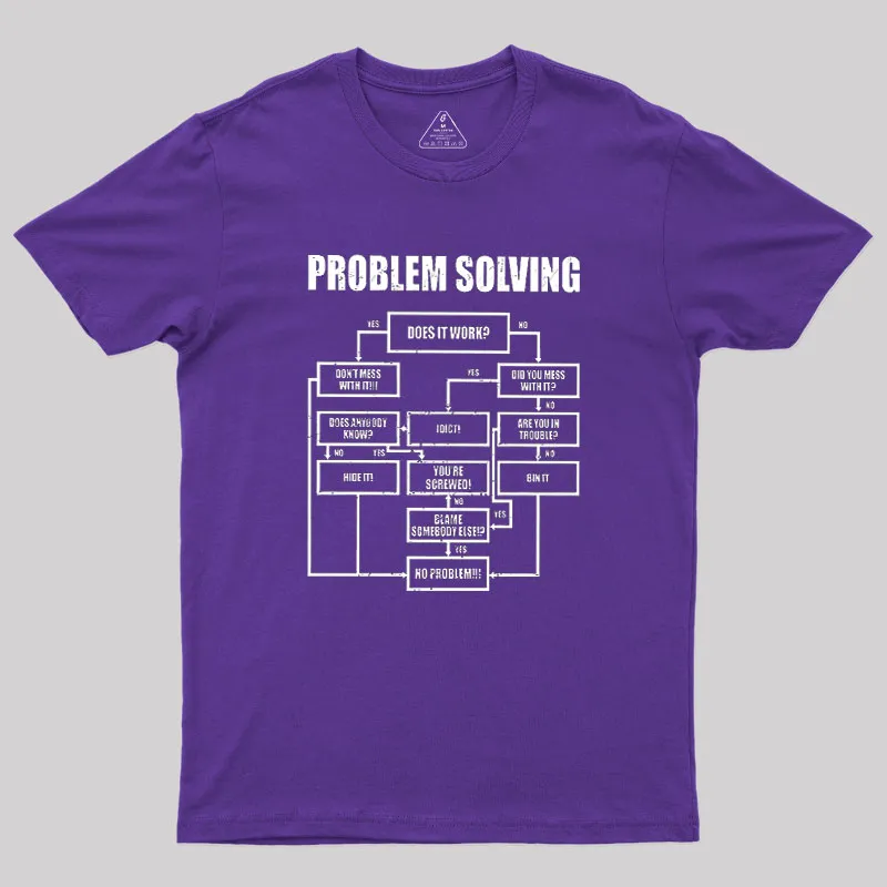 Men Problem Solving Geek T-Shirt - Image 6