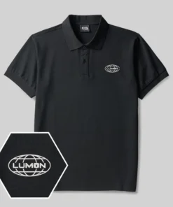 Alternative view of Lumon Geek Embroidered Polo Shirts