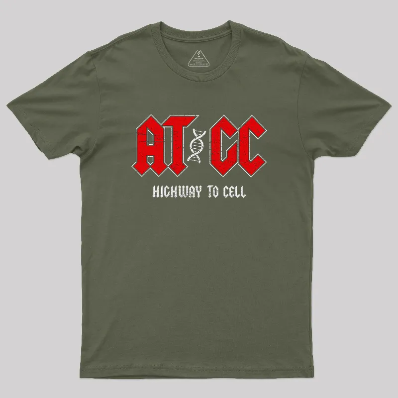ATGC Highway To Cell Geek T-Shirt - Image 3