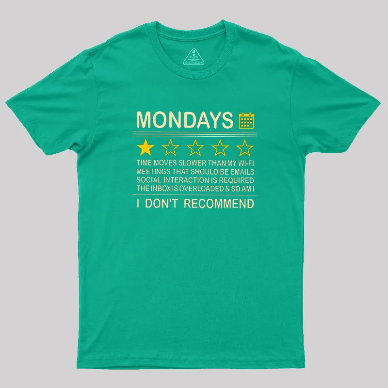 Mondays Geek T-Shirt - Image 6