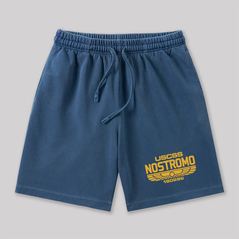 Uscss Nostromo Geeky Washed Shorts - Image 5