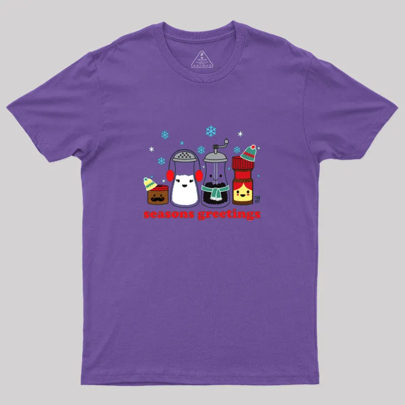 Seasons Greetings Geek T-Shirt - Image 7