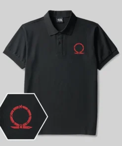 Omega Classic Geek Embroidered Polo Shirts