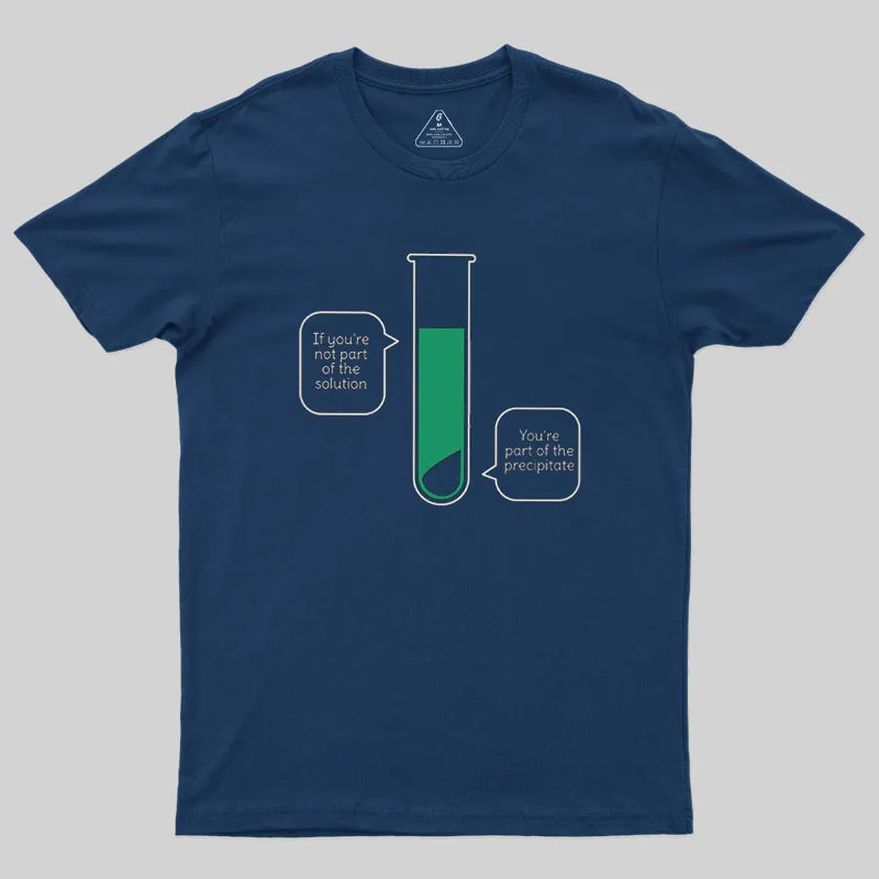 Solution And Precipitate Geek T-Shirt - Image 2