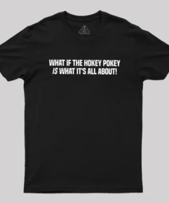 What If The Hokey Pokey Is What Its All About Geek T-Shirt