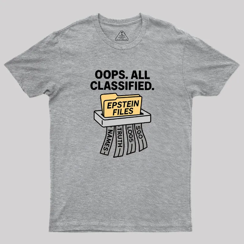 Bold Epstein Files Geek T-Shirt - Image 4