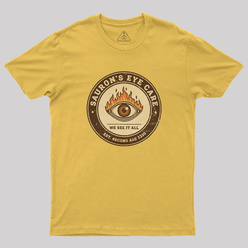 Sauron’s Eye Care Geek T-Shirt - Image 8