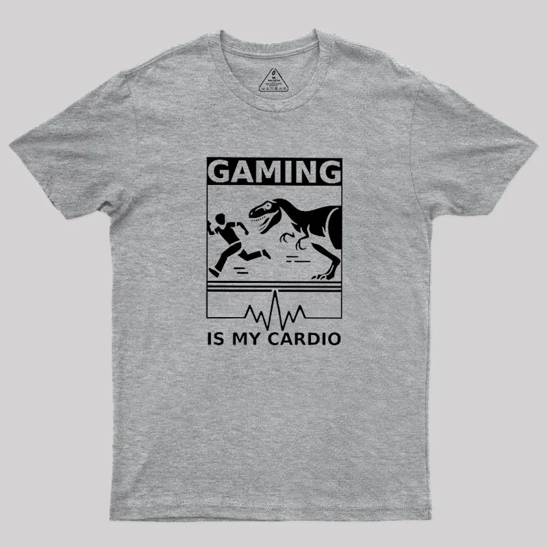 Gaming is My Cardio Geek T-Shirt - Image 4