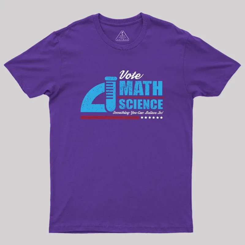 Vote Math & Science Geek T-Shirt - Image 4