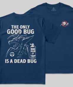 Alternative view of A Dead Bug Front and Back Printed Geek T-Shirt