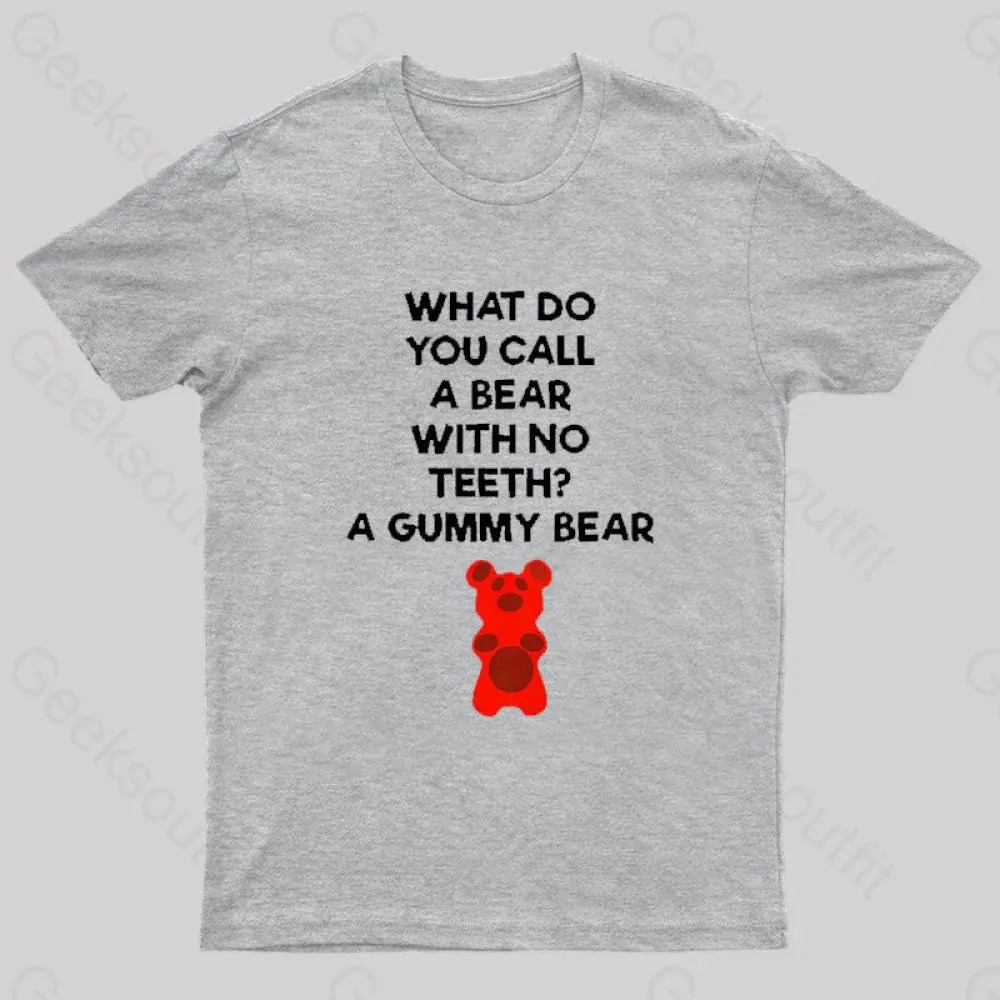 Bear With No Teeth Geek T-Shirt - Image 10