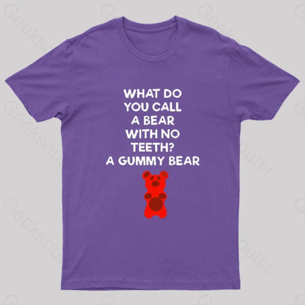 Bear With No Teeth Geek T-Shirt - Image 8