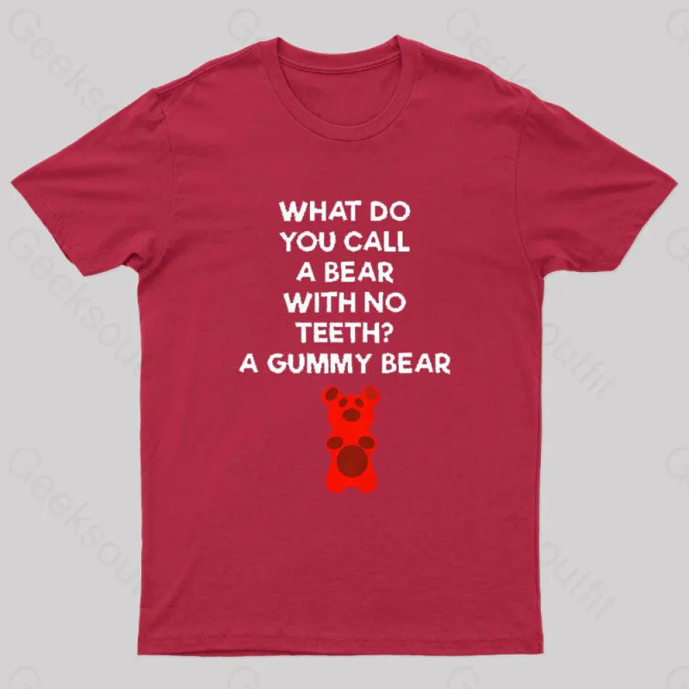 Bear With No Teeth Geek T-Shirt - Image 5