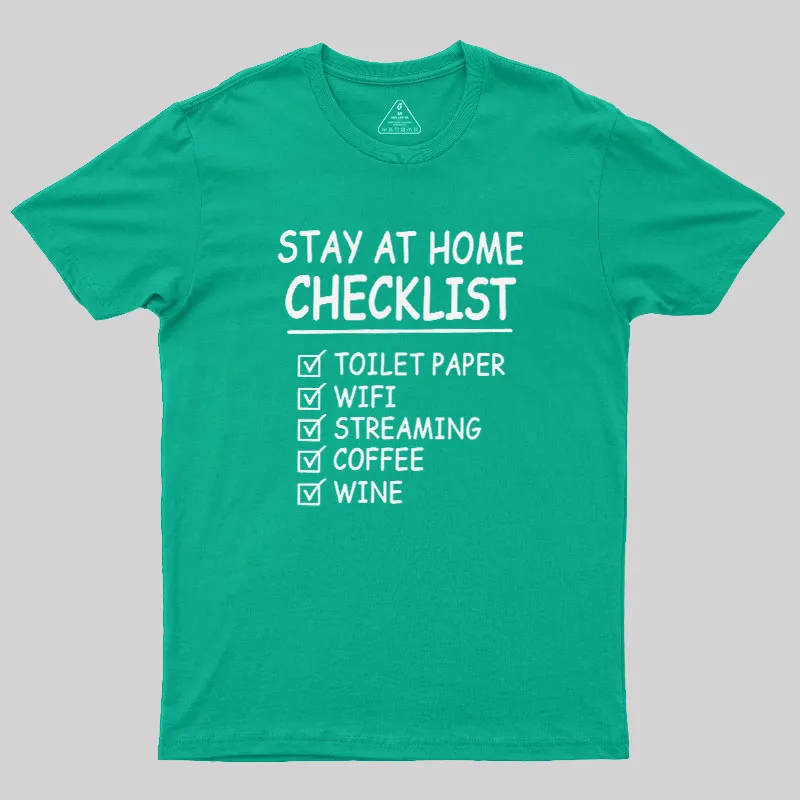 Home Checklist Geek T-Shirt - Image 10