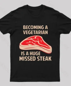 Becoming A Vegetarian Nerd T-Shirt