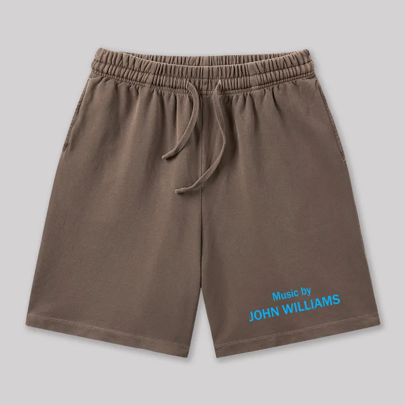 Music by John Williams Geeky Washed Shorts - Image 7