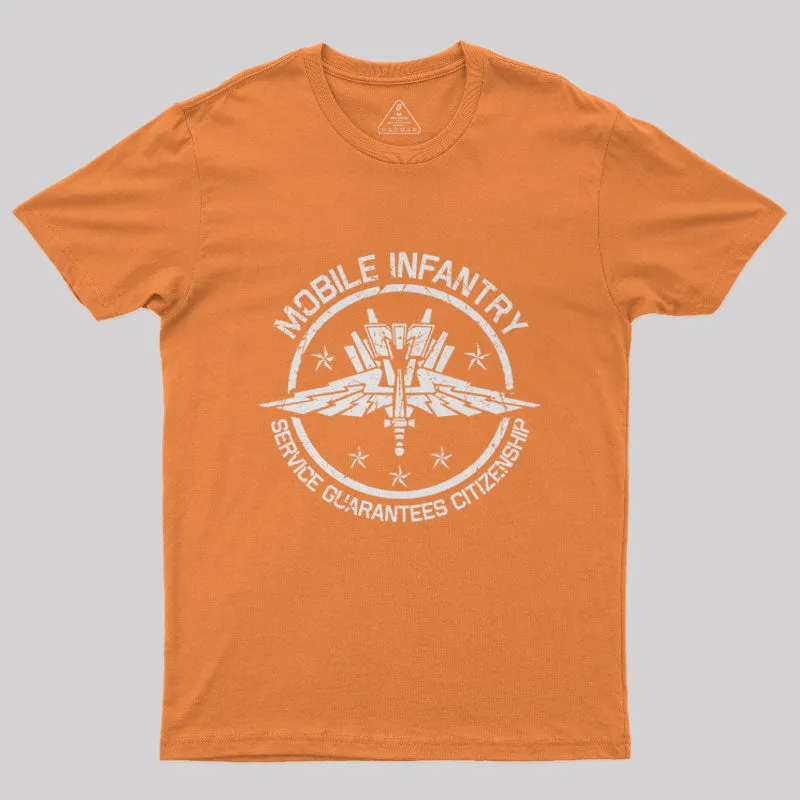 Mobile Infantry Crest Geek T-Shirt - Image 6