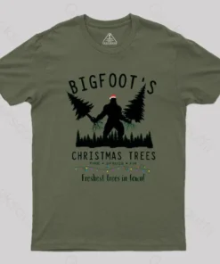 Bigfoot's Christmas Trees T-Shirt