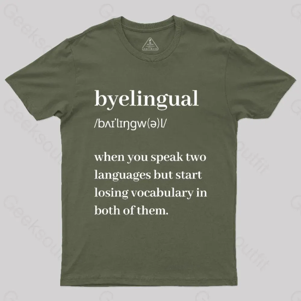 Bilingual Definition Geek T-Shirt - Image 3