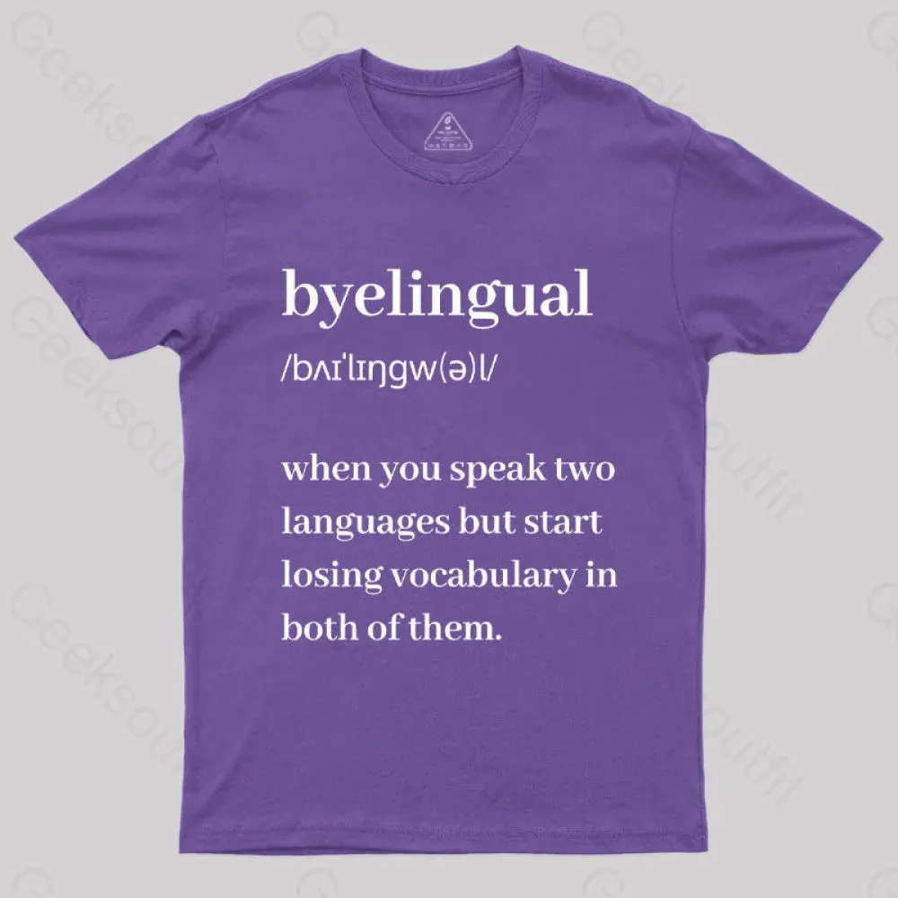 Bilingual Definition Geek T-Shirt - Image 5