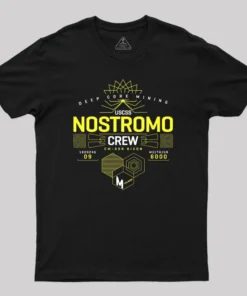 Alternative view of Deep Core Mining Nostromo Alien Geek T-Shirt
