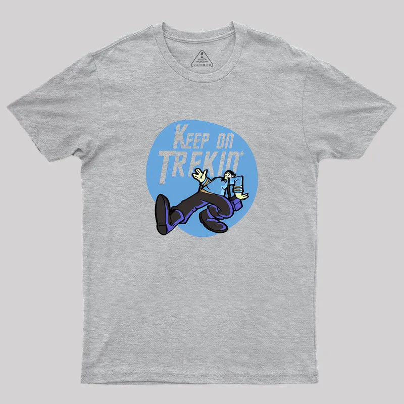 Keep on Trekin' Geek T-Shirt - Image 4