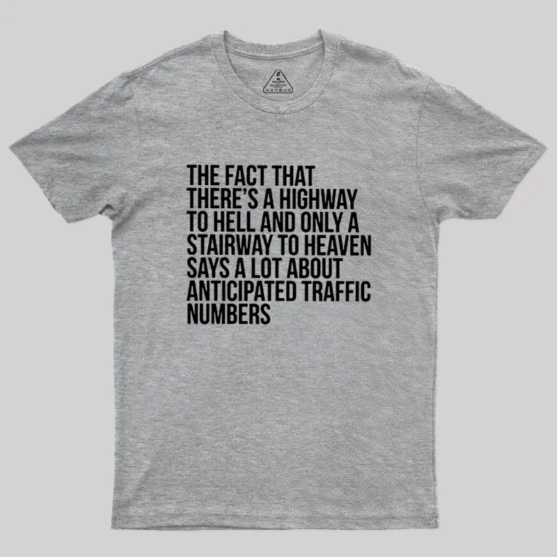 There's Highway To Hell And Stairway To Heaven Geek T-Shirt - Image 4