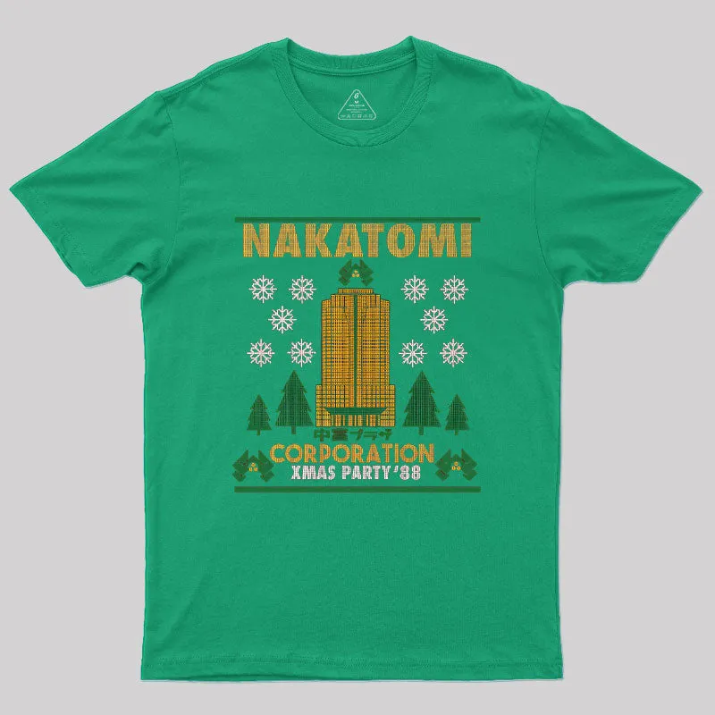 Nakatomi Plaza Xmas Party 88 Geek T-Shirt - Image 6