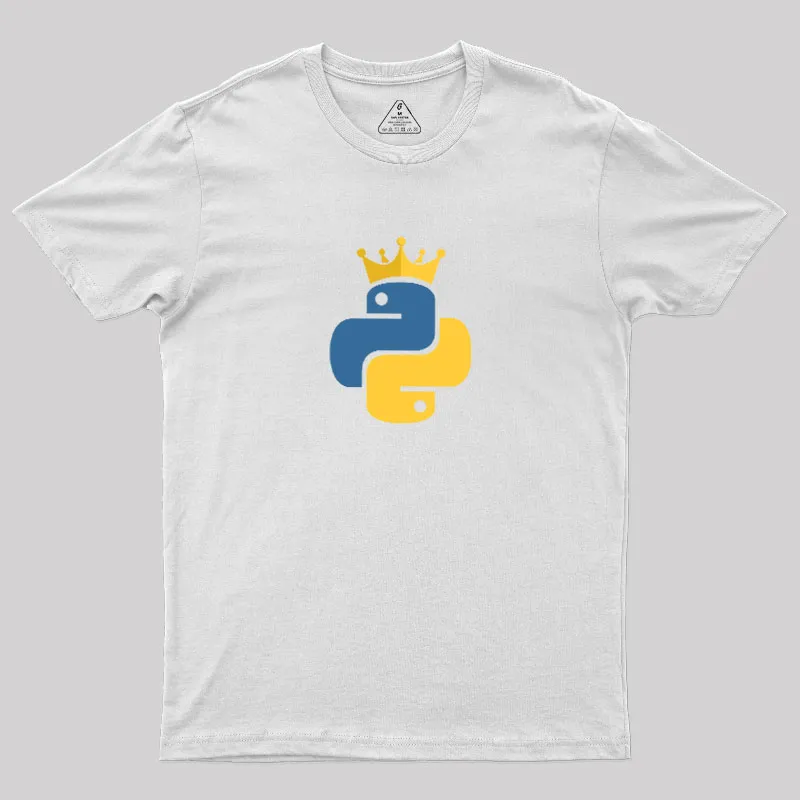 Python King Geek T-Shirt - Image 10