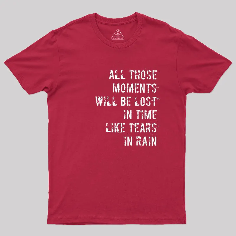 Tears in Rain Geek T-Shirt - Image 7