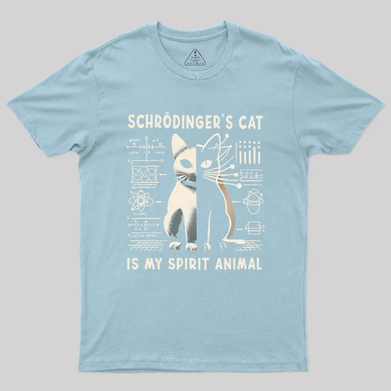 Schrodinger's Сat Science Nerd T-Shirt - Image 8