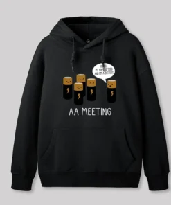 AA MEETING Geek Hoodie