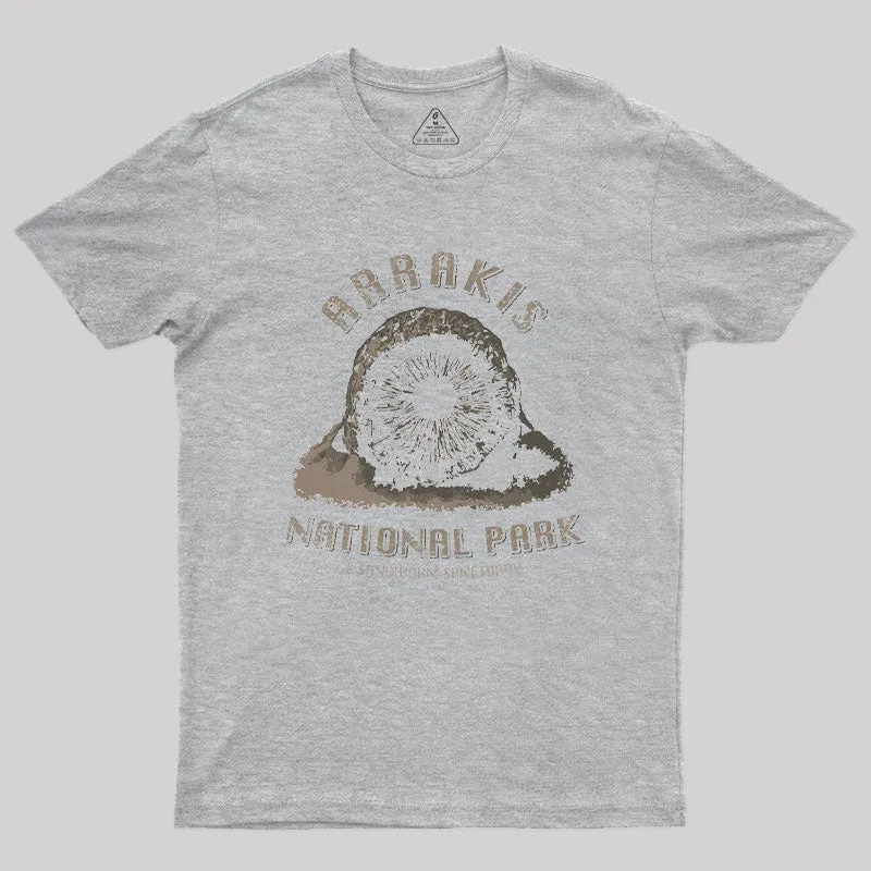 Desert Planet National Park Geek T-Shirt - Image 6