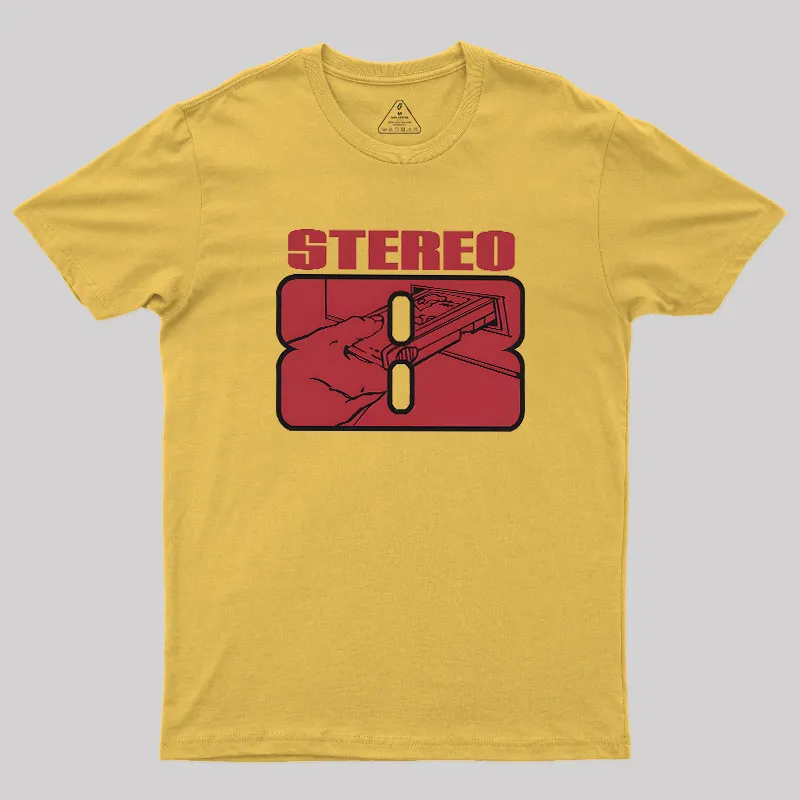 Stereo 8 Geek T-Shirt - Image 7