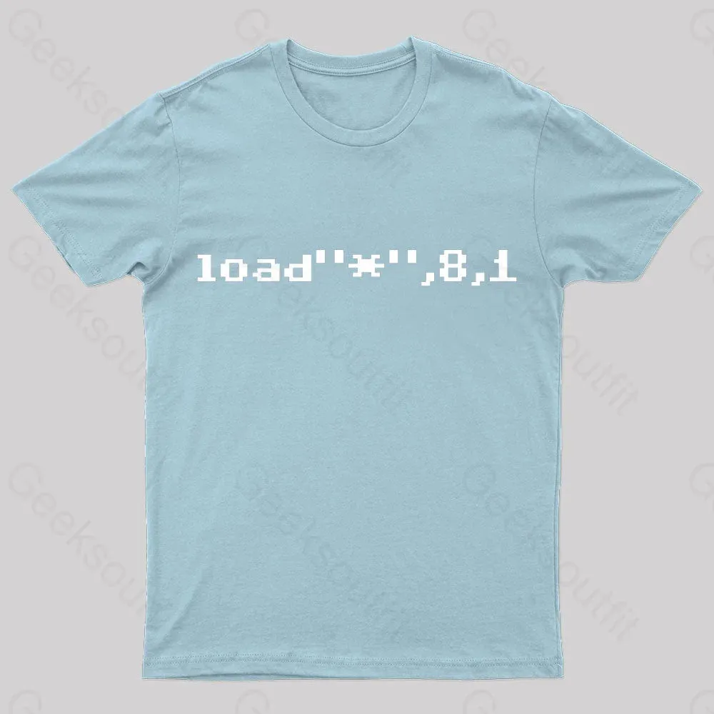 C64 Load Command Nerd T-Shirt - Image 8