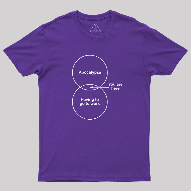 Apocalypse Diagram Geek T-Shirt - Image 6